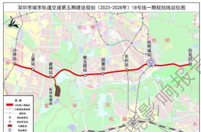 深圳地鐵18號(hào)線最新線路圖揭秘，城市脈絡(luò)再拓展