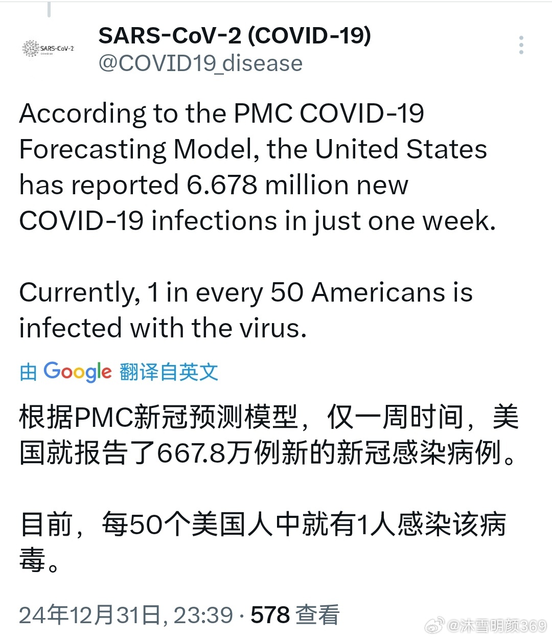 美國最新病例洞察報告