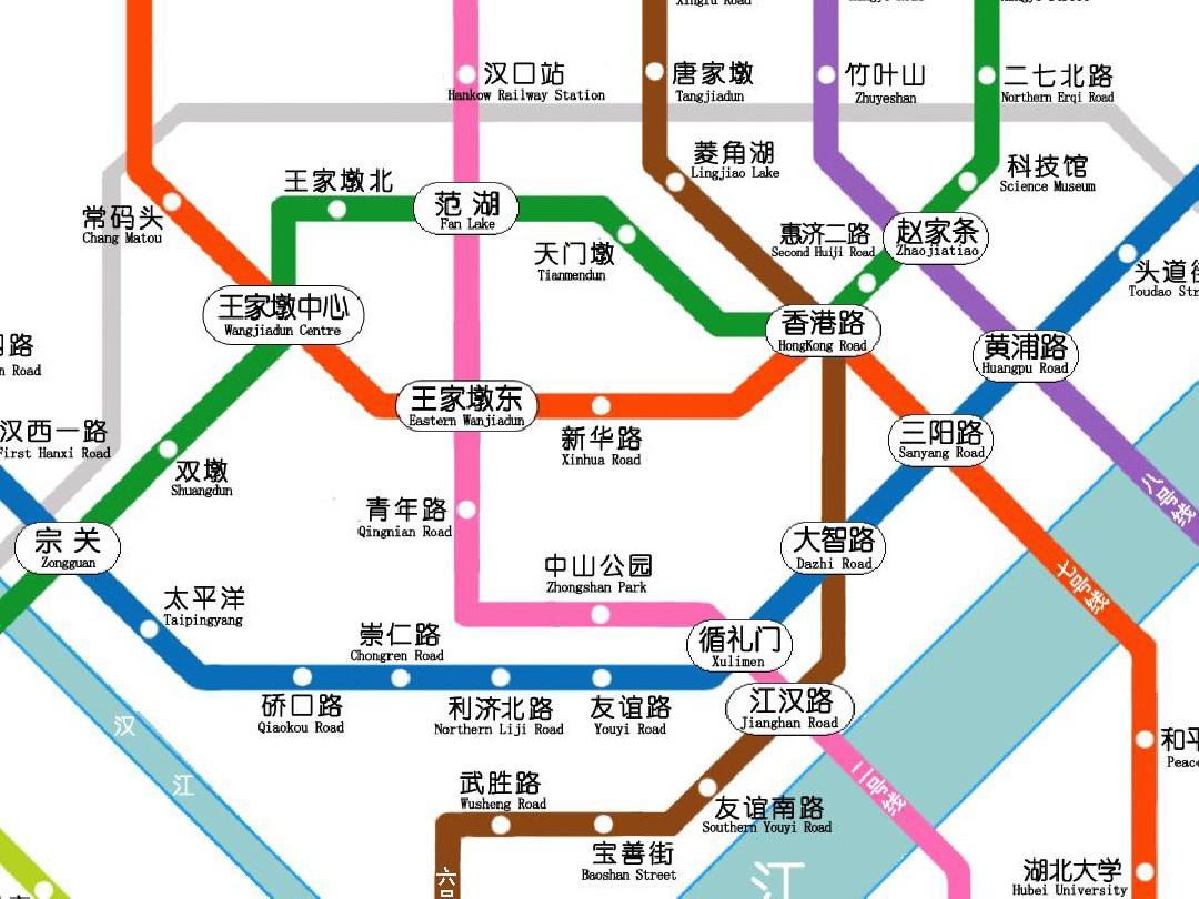 武漢地鐵四號線最新線路圖解析